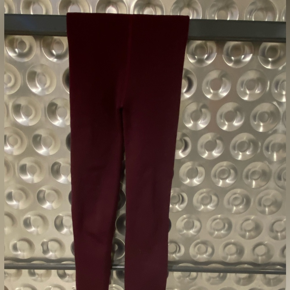 Purple thermal leggings